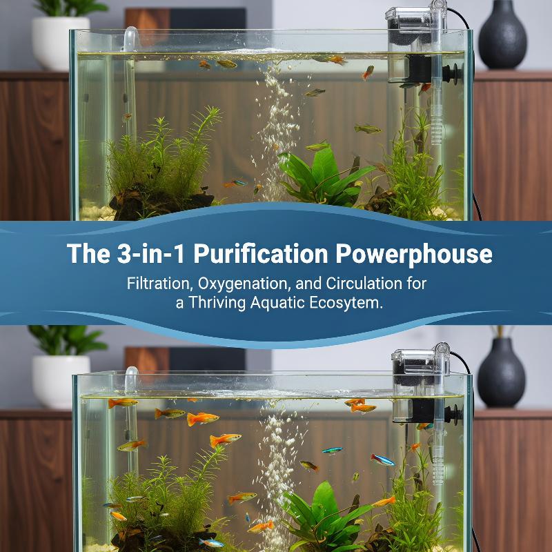 Aquarium Fish Keeping - 걸이식 수족관 필터, 조용한 작동, 강력한