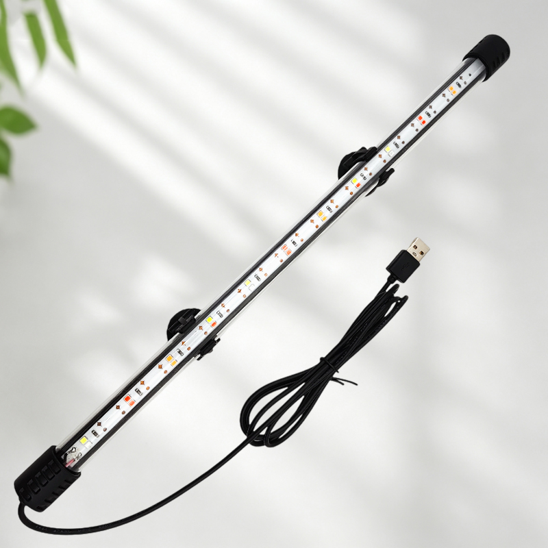 Aquarium Fish Light Lamp - 18-58cm USB 풀 스펙트럼 수족관 LED