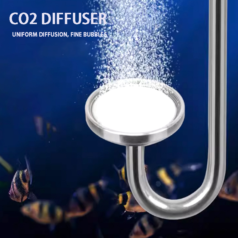 Co2 Diffuser Planted - 수족관 CO2 분무기 알루미늄 합금, 세라믹