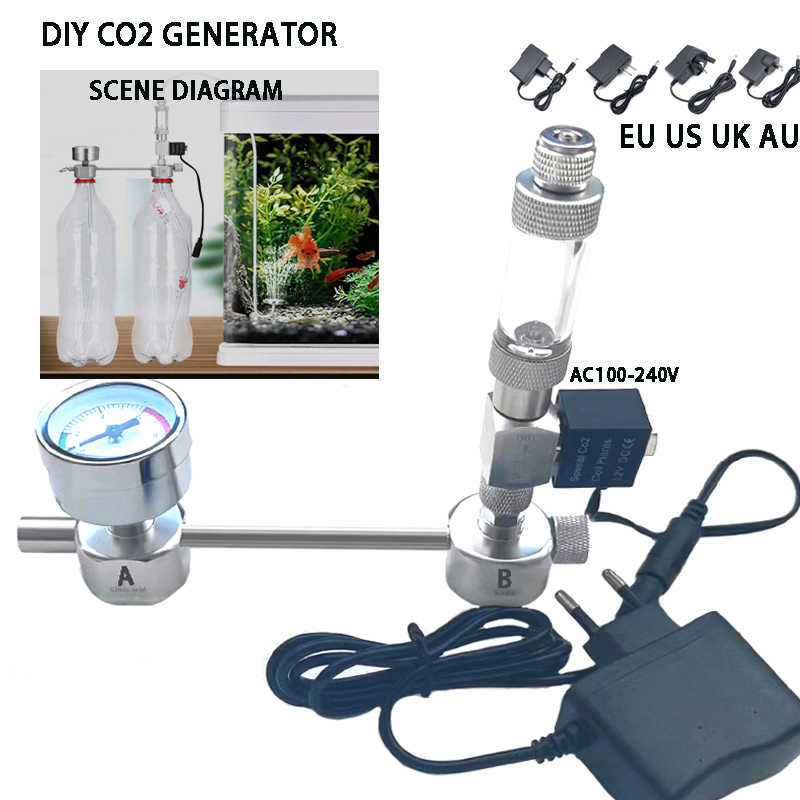 Co2 Diffuser Planted - 수족관 DIY CO2 발생기 시스템 키트
