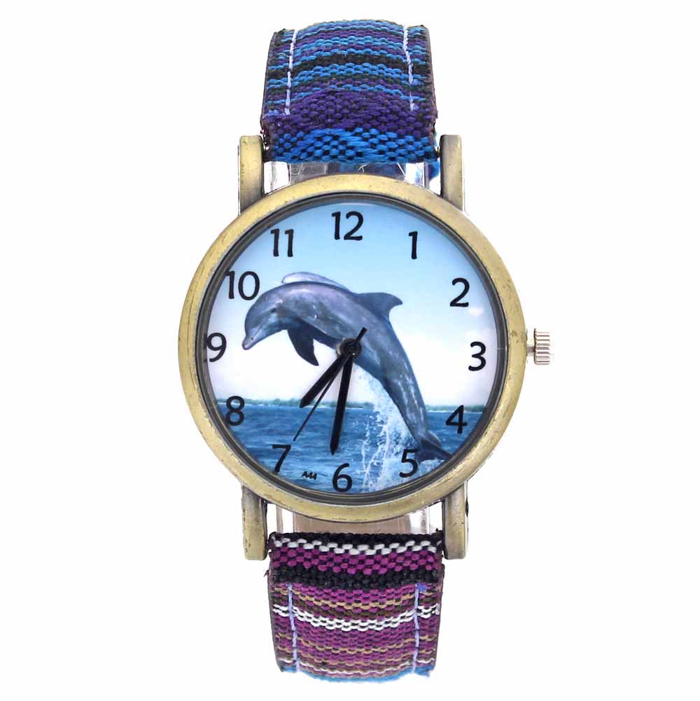 Aquarium Fish Dolphin - 돌고래 패턴 해양 수족관 물고기 패션