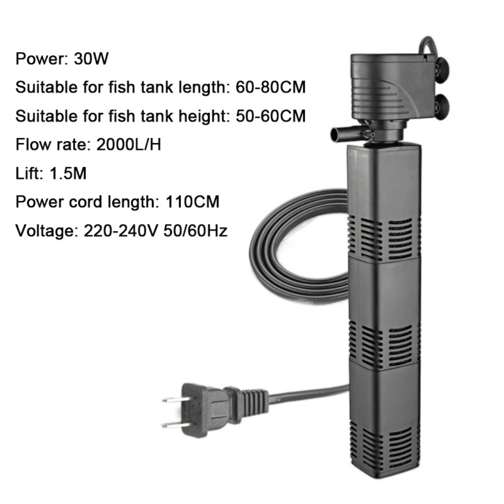 Fish Tank Filter Aquarium - 플라스틱 3 in 1 어항 필터
