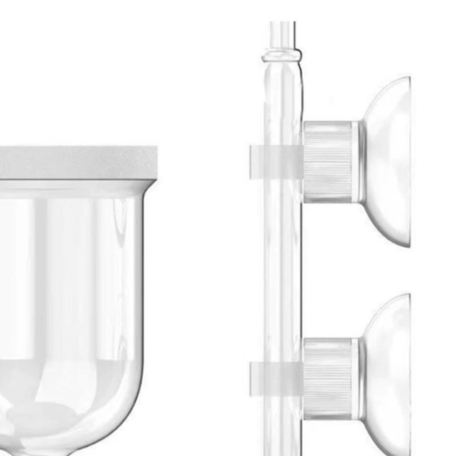 Co2 Diffuser Planted - 유리 CO2 디퓨저 (투명) - 흡착컵
