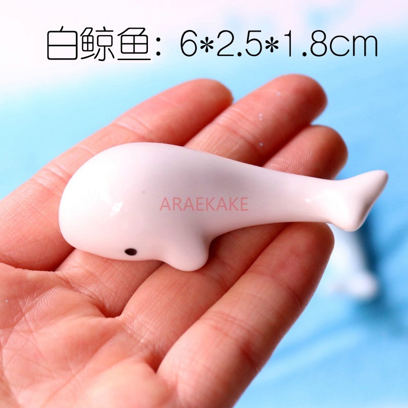 Aquarium Fish Dolphin - 고래와 돌고래 세라믹 장식품 심플한 만화