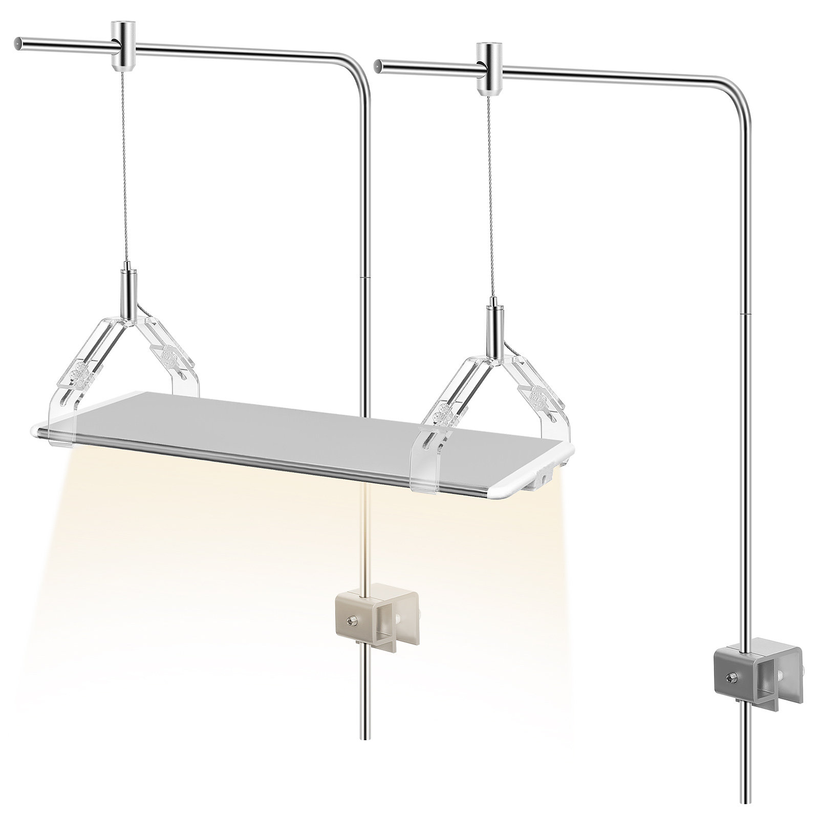 2Pcs 수족관 램프 홀더는 라이트 행거 브래킷을 지원 - Aquarium Fish Light Lamp 리뷰 및 가격