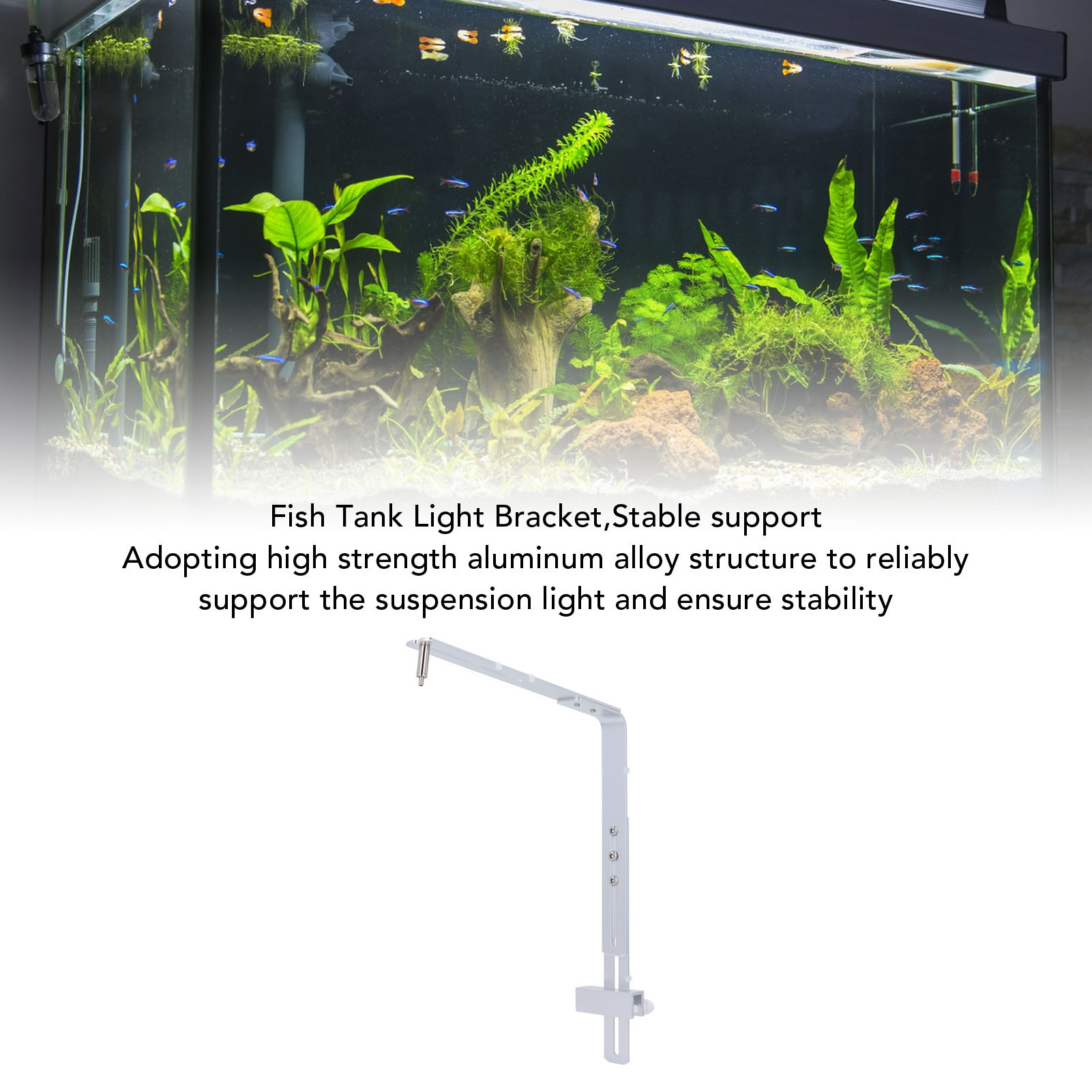 수족관 램프 스탠드 수족관 조명 브래킷 알루미늄 합금  - Aquarium Fish Light Lamp 리뷰 및 가격