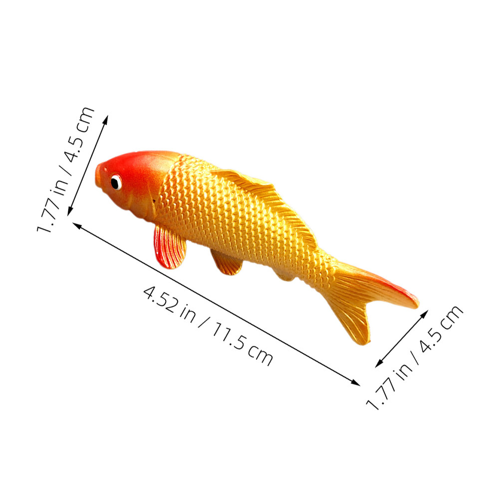 세련되고 사실적인 디자인의 잉어 장식 4개 세트, 수족 - Aquarium Fish Restaurant 리뷰 및 가격