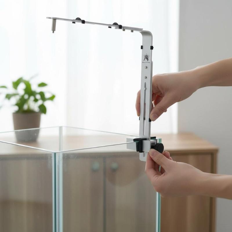 새로운 물고기 조명 홀더 알루미늄 합금 램프 스탠드 조 - Aquarium Fish Light Lamp 리뷰 및 가격