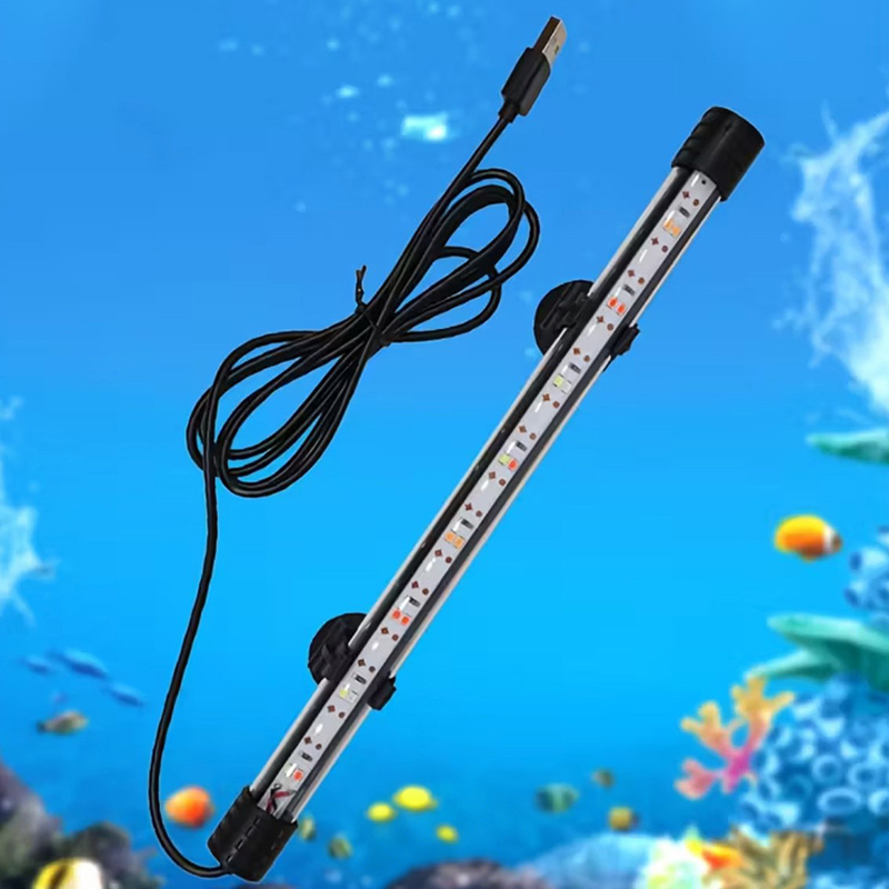 17-47CM USB 플러그 수족관 조명 LED 방수  - Aquarium Fish Light Lamp 리뷰 및 가격
