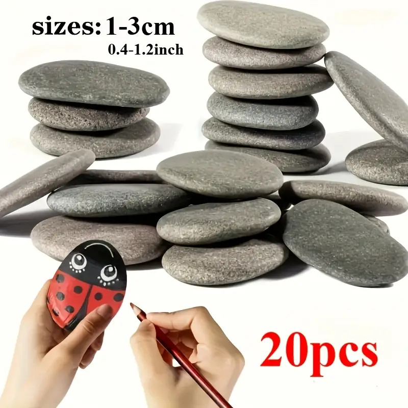 20Pcs 자연 강 바위 회색-검은 색 톤의 부드러운  - Aquarium Fish Land 리뷰 및 가격