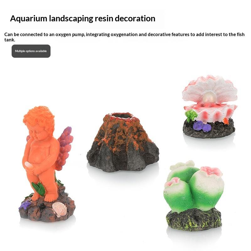화산 모양의 수족관 기포석 산소 장식 어항 장식품 수중 - Aquarium Fish Enrichment 리뷰 및 가격