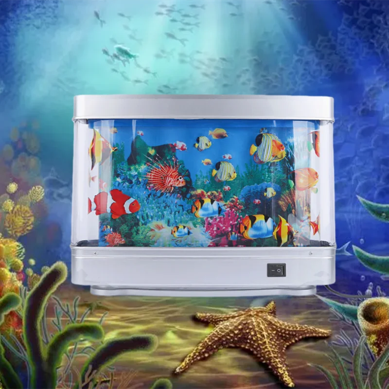 다이내믹 가상 바다 LED 어항 램프 수족관 무드 야간 - Aquarium Fish Dolphin 리뷰 및 가격