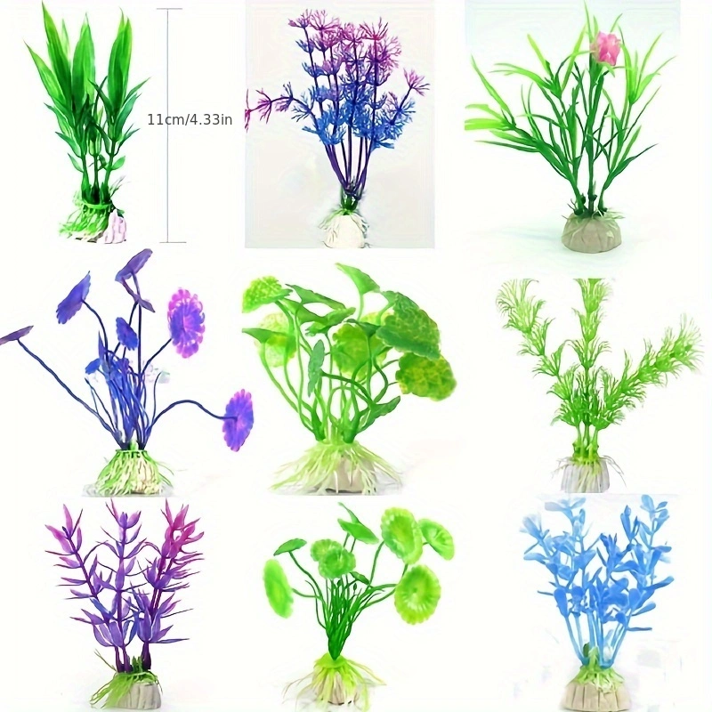 인공 수중 플라스틱 식물 수족관 물고기 탱크 수생 가짜 - Aquarium Fish Enrichment 리뷰 및 가격
