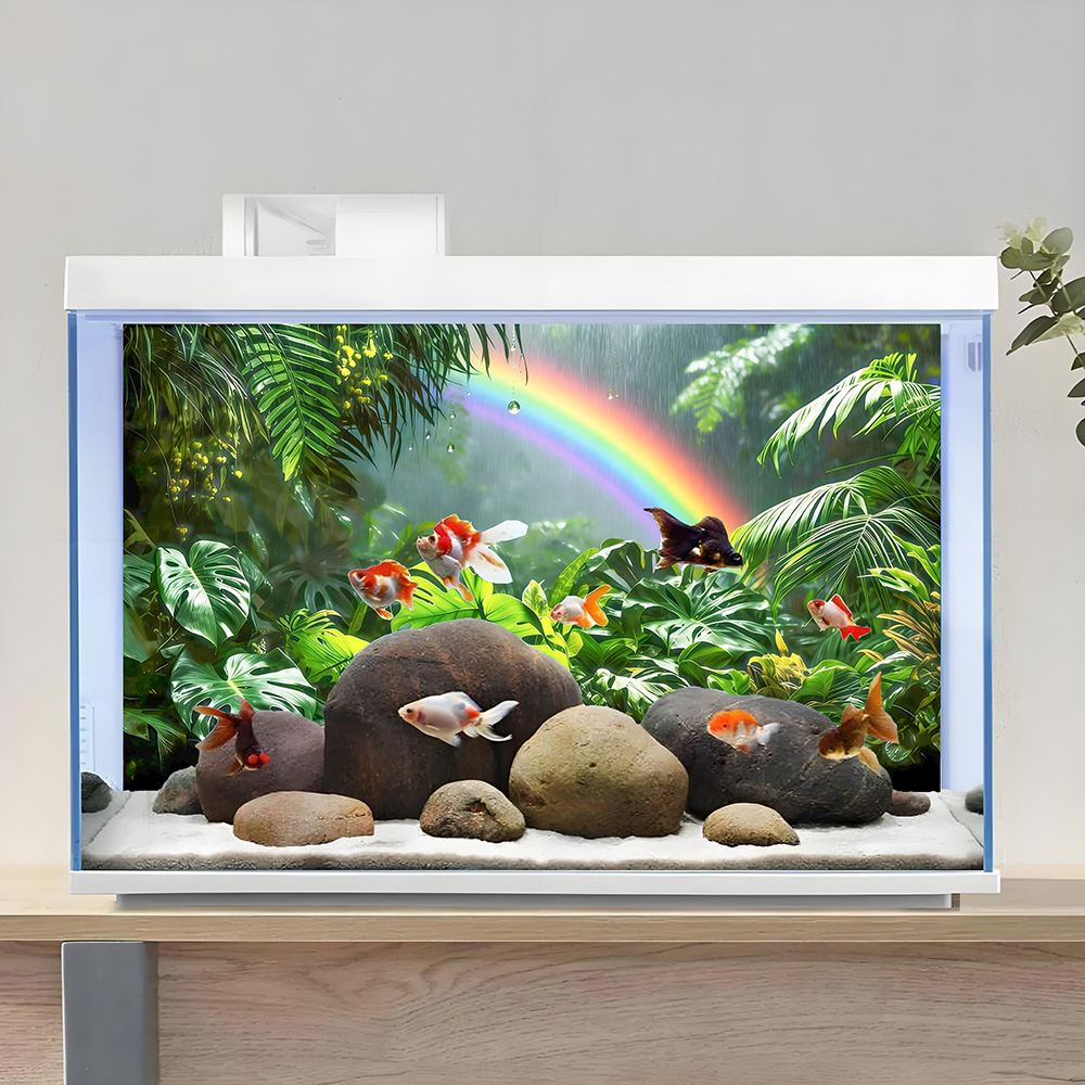 열대우림 무지개, 어항 배경 그림, 수족관 그림 스티커 - Aquarium Fish Rainbow 리뷰 및 가격