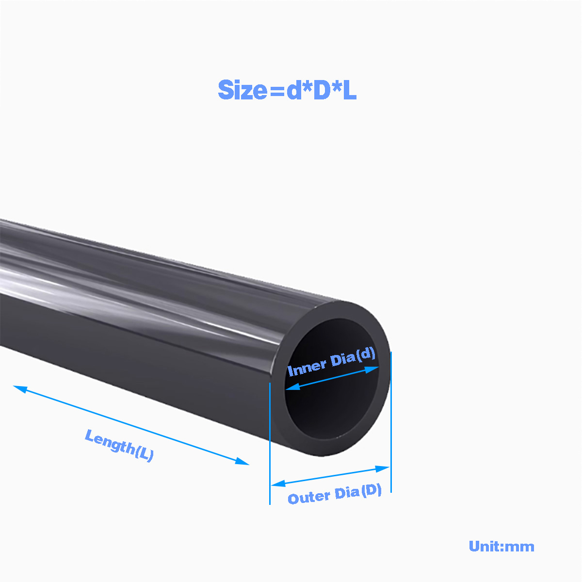 블랙 PVC 플라스틱 파이프 중공 튜브, 물고기 탱크  - Aquarium Fish Youtube 리뷰 및 가격