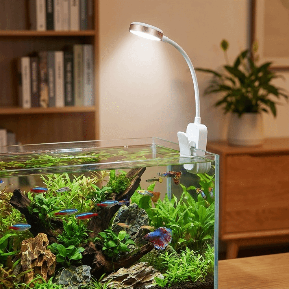360 °   회전 가능한 어항 클립 램프, 유연한 스 - Aquarium Fish Light Lamp 리뷰 및 가격
