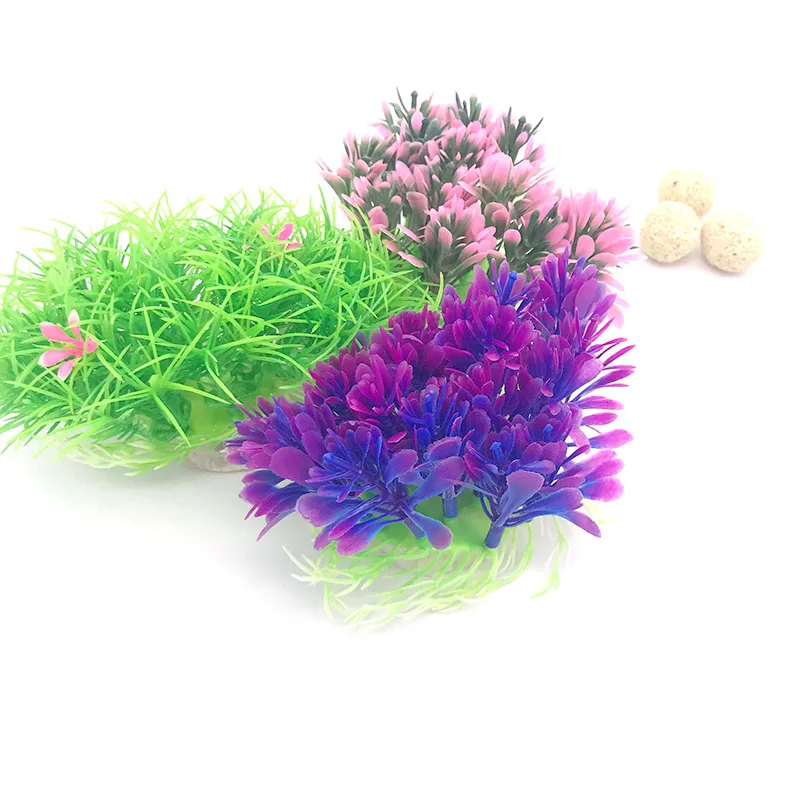 인공 넓은 짧은 어항 수족관 플라스틱 식물 시뮬레이션  - Aquarium Fish Enrichment 리뷰 및 가격