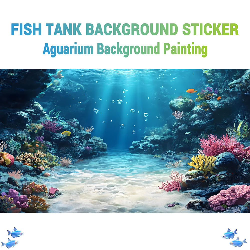 레인보우 산호초, 어항 배경화면, 수족관 배경화면 스티 - Aquarium Fish Rainbow 리뷰 및 가격