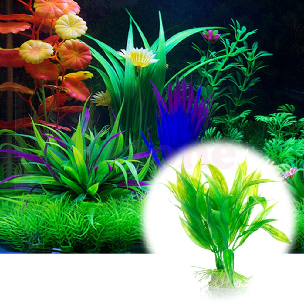 인공 수족관 장식 식물, 물 잡초 장식, 수생 식물,  - Aquarium Fish Enrichment 리뷰 및 가격