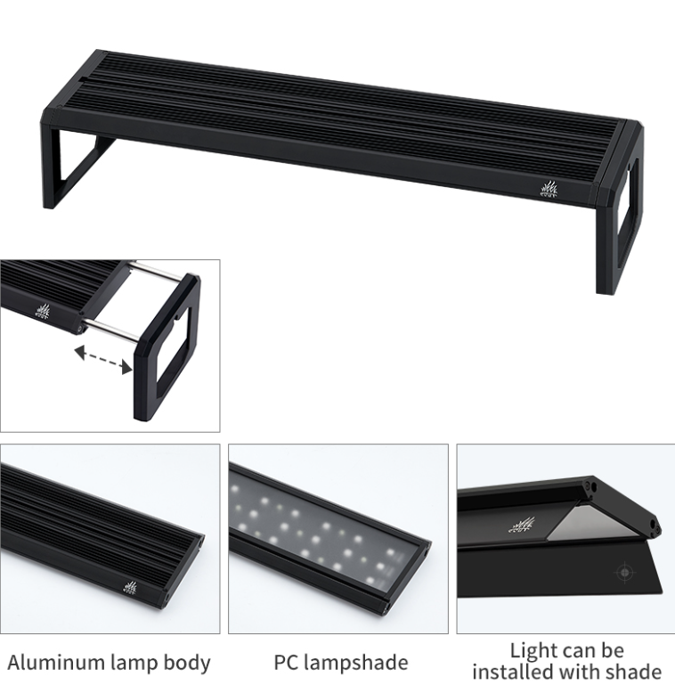 위크 아쿠아 M 시리즈 RGB UV LED 수족관 조명 - Aquarium Fish Light Lamp 리뷰 및 가격