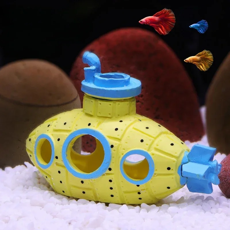 레진 잠수함 장식품 수족관 어항 장식 물고기 새우 은신 - Aquarium Fish Enrichment 리뷰 및 가격