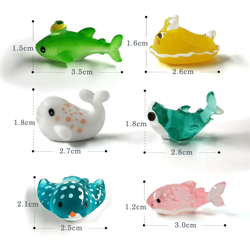 10Pcs 상어 고래 거북이 돌고래 바다 물고기 입상  - Aquarium Fish Dolphin 리뷰 및 가격