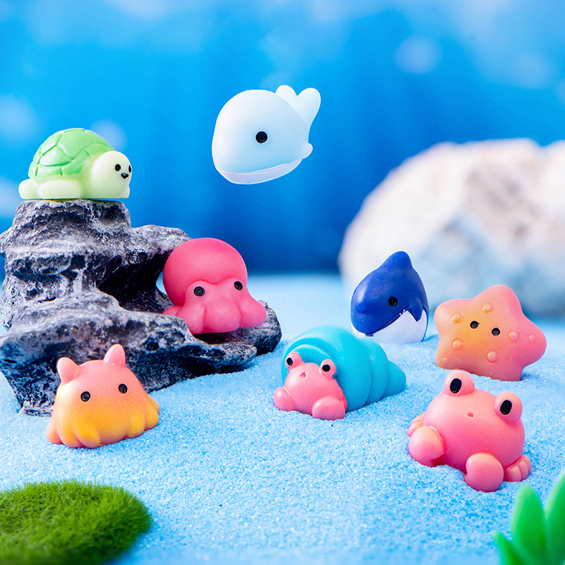 크리 에이 티브 수지 해양 동물 돌고래 Qctopuse - Aquarium Fish Dolphin 리뷰 및 가격