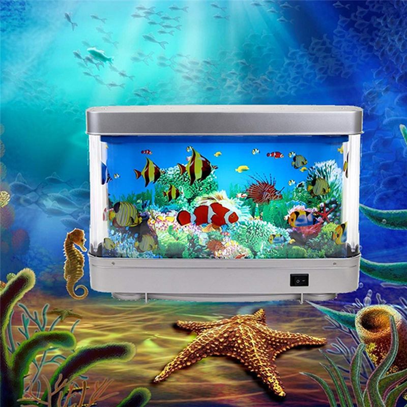[빠른 배송] 다이나믹 가상 해양 LED 어항 램프 돌 - Aquarium Fish Dolphin 리뷰 및 가격