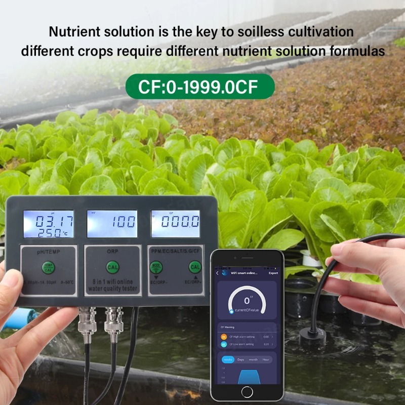 WiFi 디지털 pH ORP TDS EC 염도 비중 온 - Aquarium Fish Online 리뷰 및 가격